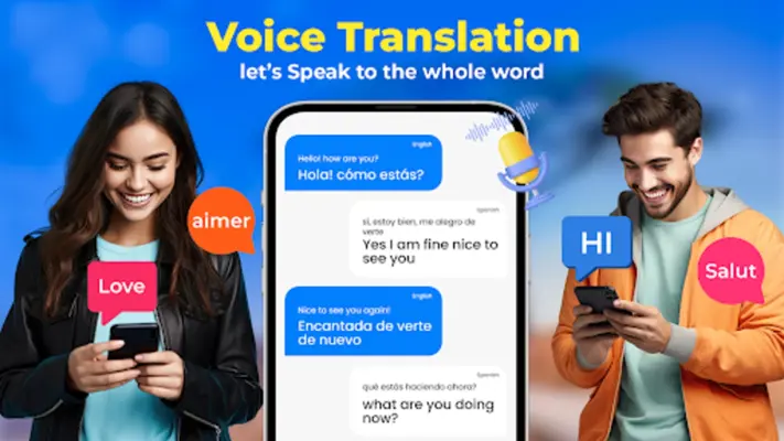 Translate App Voice and Text android App screenshot 4