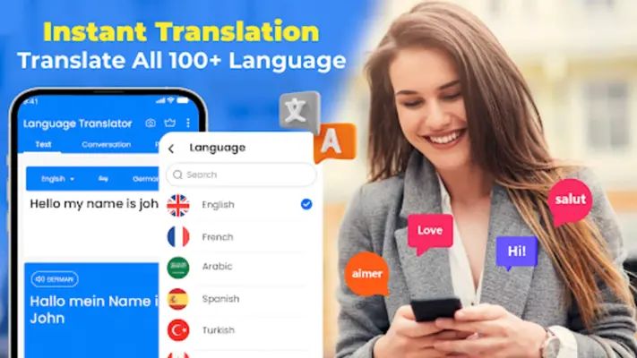 Translate App Voice and Text android App screenshot 5